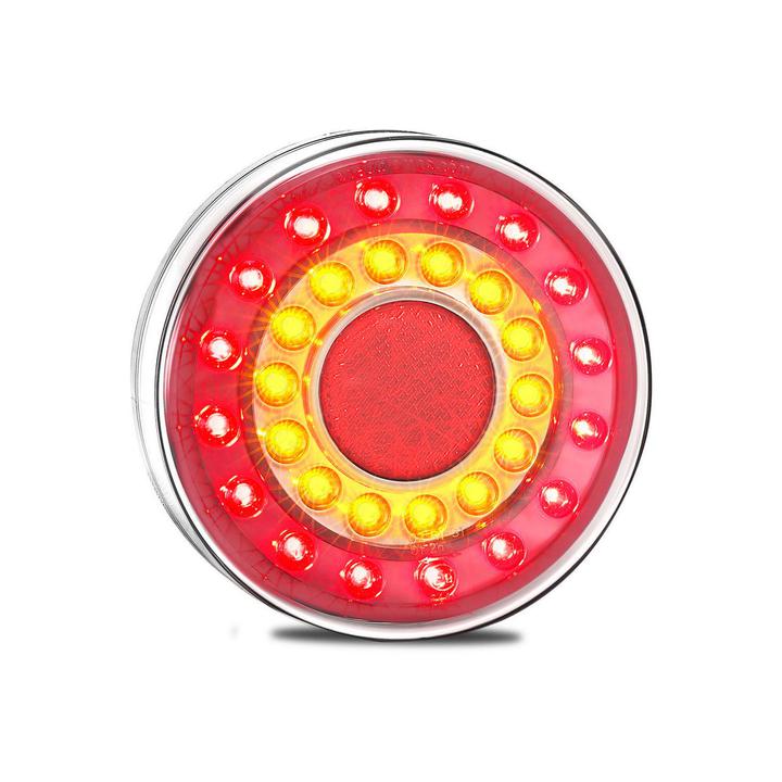 LED Autolamps Stop/Tail/Indicator/Reflector LED Round Maxilamp Light 12-24V MAXILAMP1XC