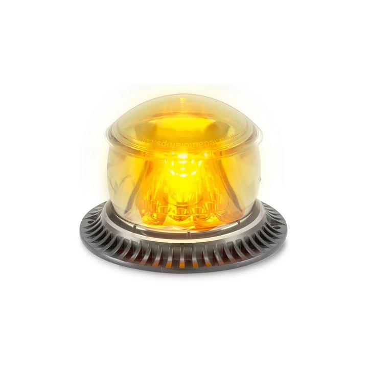 LED Autolamps Amber Beacon Light Clear Lens IP67 10/48V MB12AMC