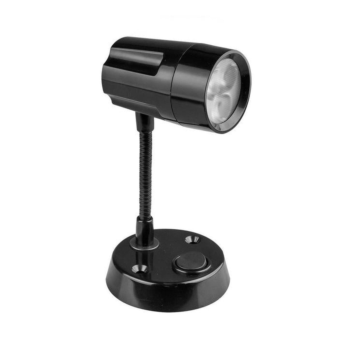 LED Autolamps Reading Lamp Black Height 120mm 130 Effective Lumen 12V Blister Pack RL120