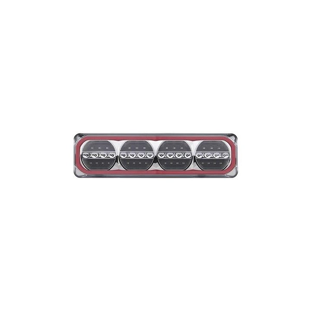 LED Autolamps Lhs With 7 Pin Plug, Bulk Stop Light 520ARWMLCSB