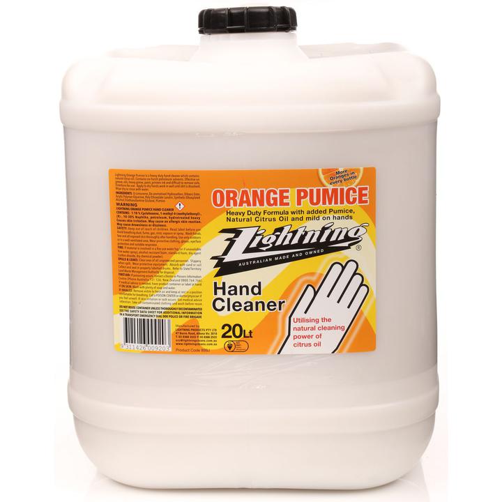 Lightning Orange Pumice Hand Cleaner 20L 899J