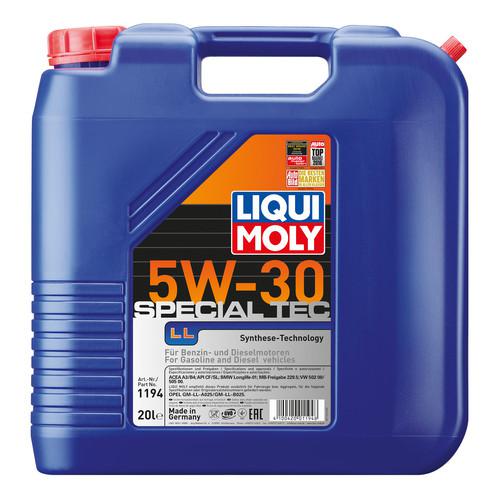 LIQUI-MOLY Special Tec LL 5W-30 Engine Oil 20L 1194