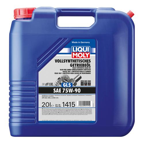 LIQUI-MOLY Fully Synthetic Gear Oil GL5 75W-90 20L 1415