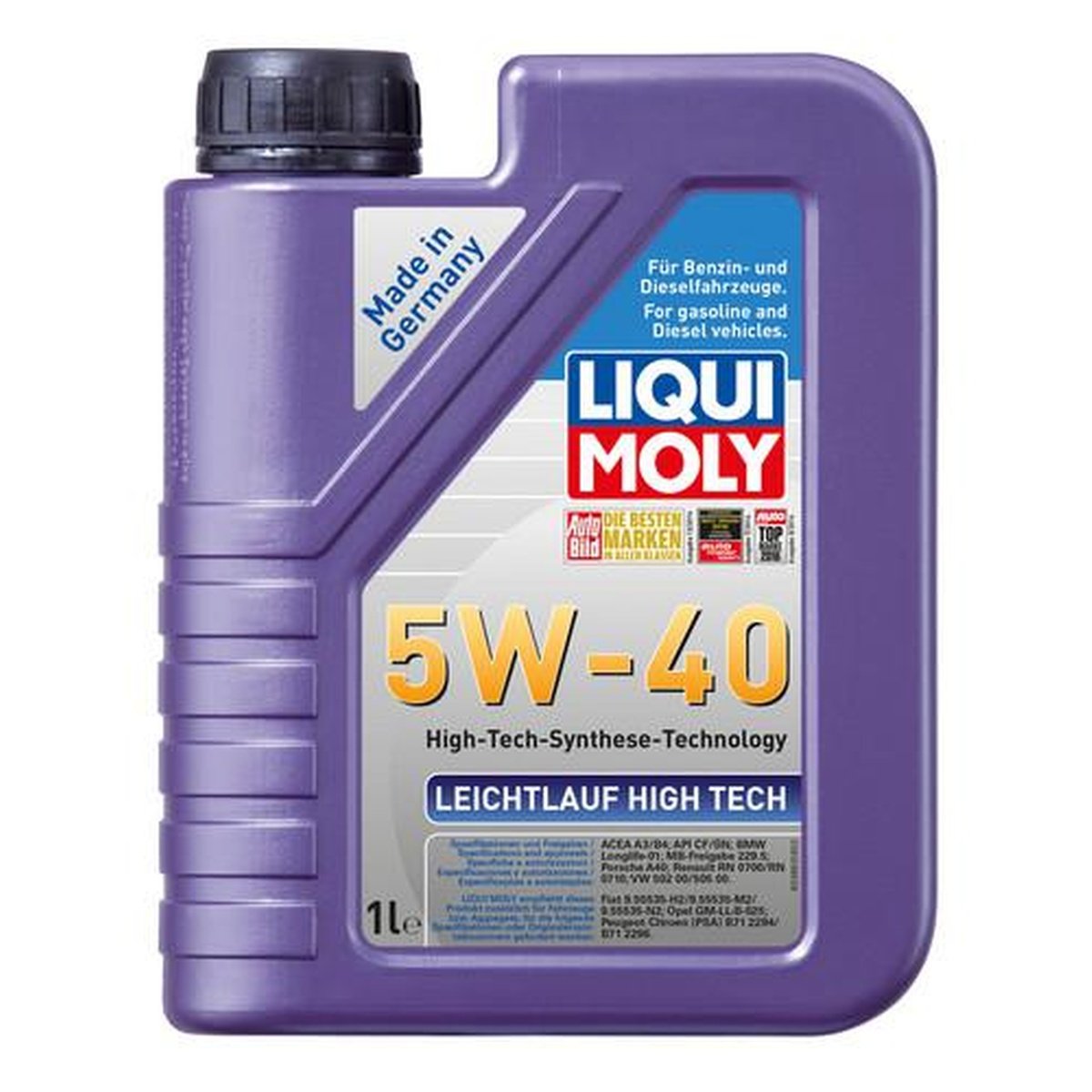 LIQUI-MOLY Leichtlauf High Tech 5W-40 Engine Oil 1L 2327
