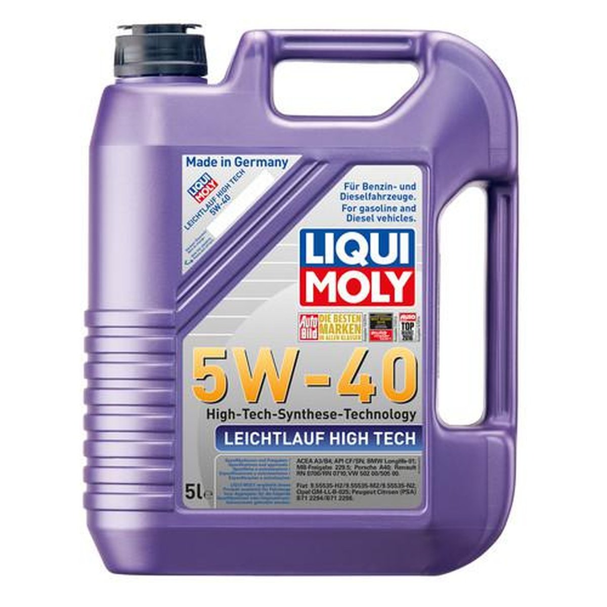 LIQUI-MOLY Leichtlauf High Tech 5W-40 Engine Oil 5L 2328