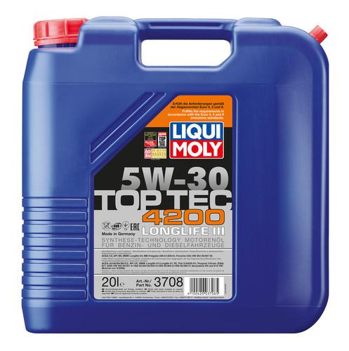LIQUI-MOLY Top Tec 4200 5W-30 New Generation Engine Oil 20L 3708