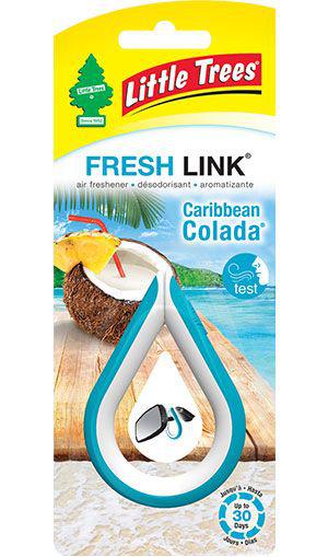 Little Trees Car Air Freshener Fresh Link Caribbean Colada 1 Pack