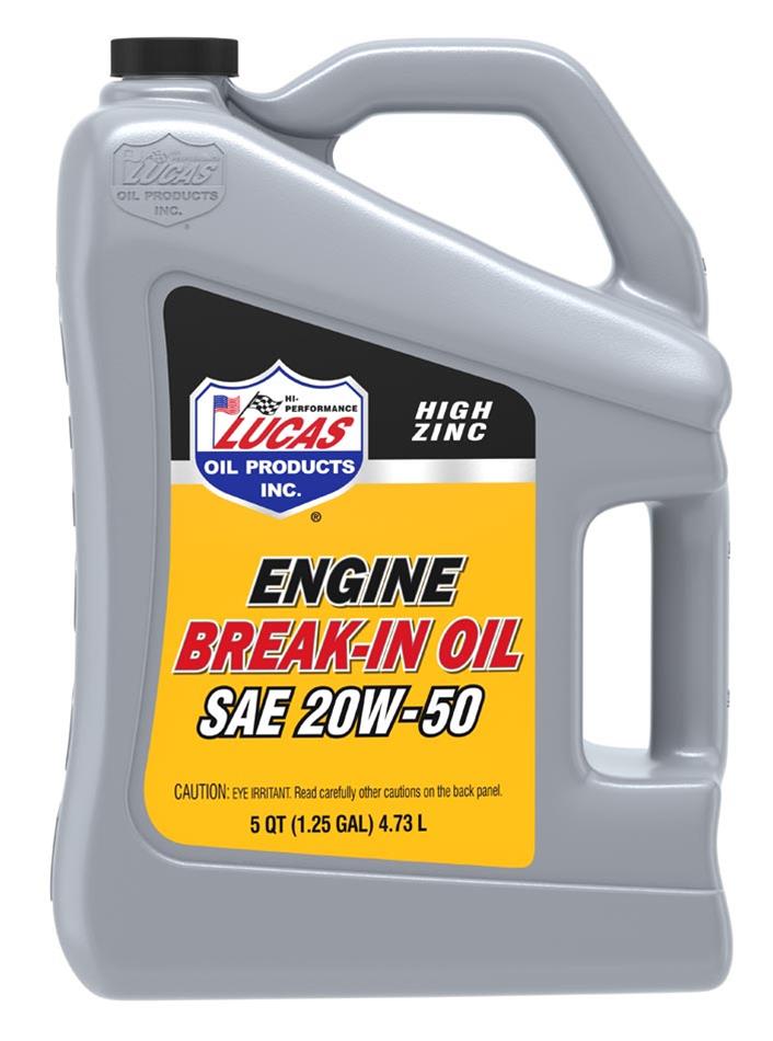 Lucas Break-In Oil SAE 20W-50 4.73L 10636