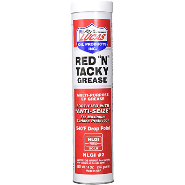 Lucas Red N Tacky Multi-Purpose Lithium Grease Cartridge 397g 10005
