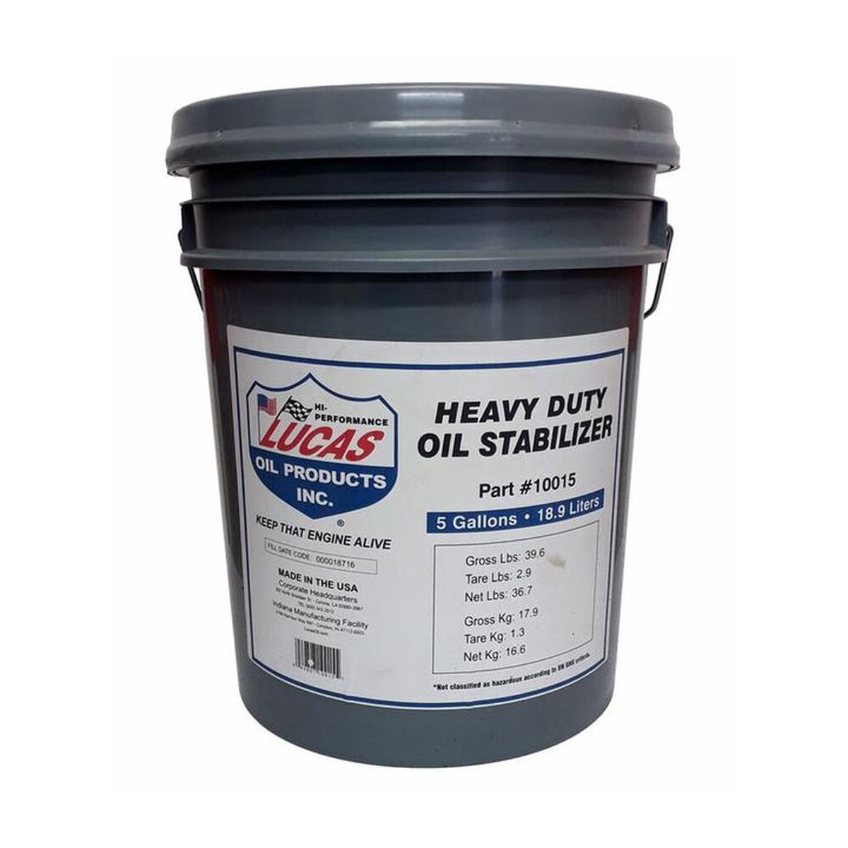 Lucas Heavy Duty Oil Stabiliser Additive 18.93L 10015