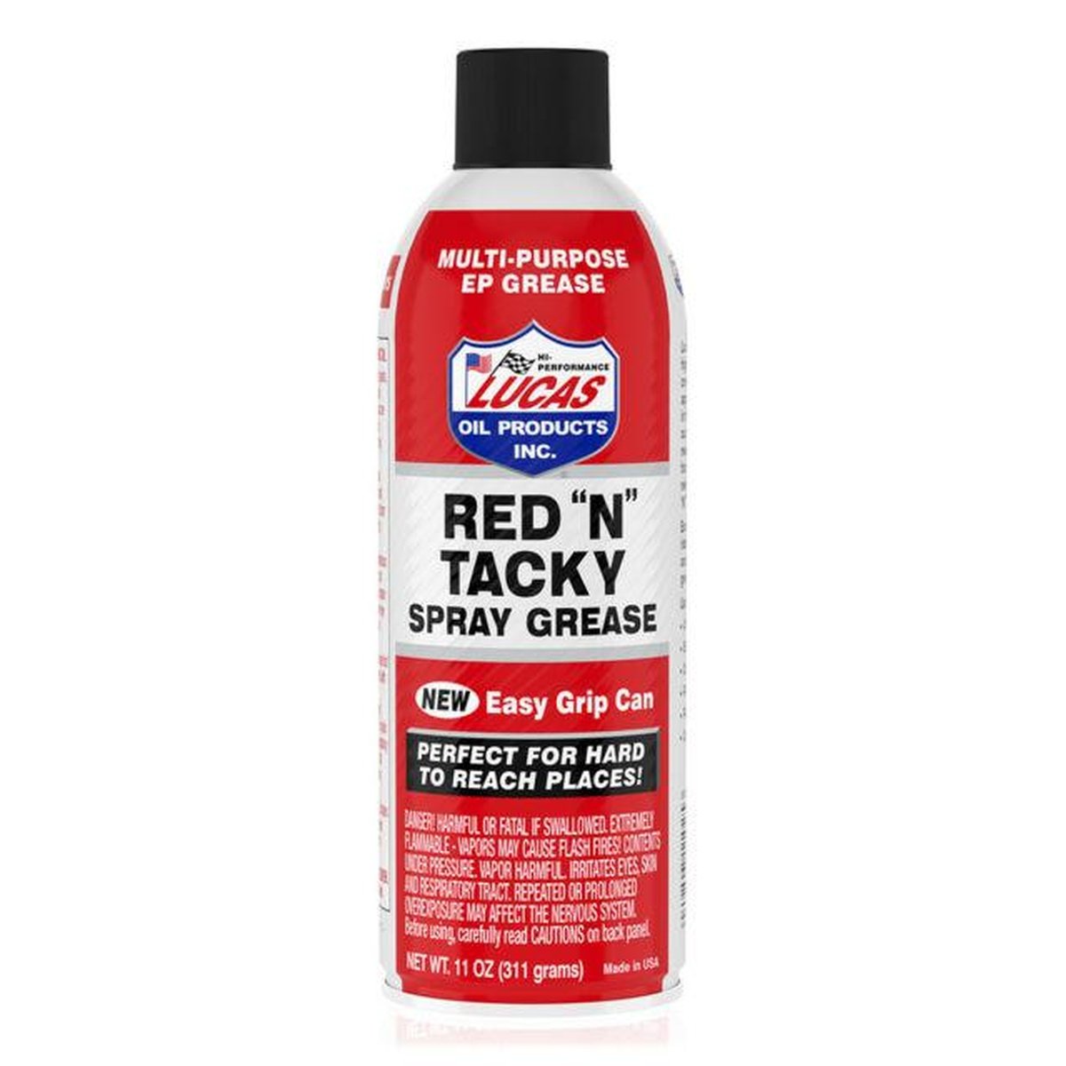 Lucas Red N Tacky Lithium Grease Easy Grip Aerosol Spray 311g 11025