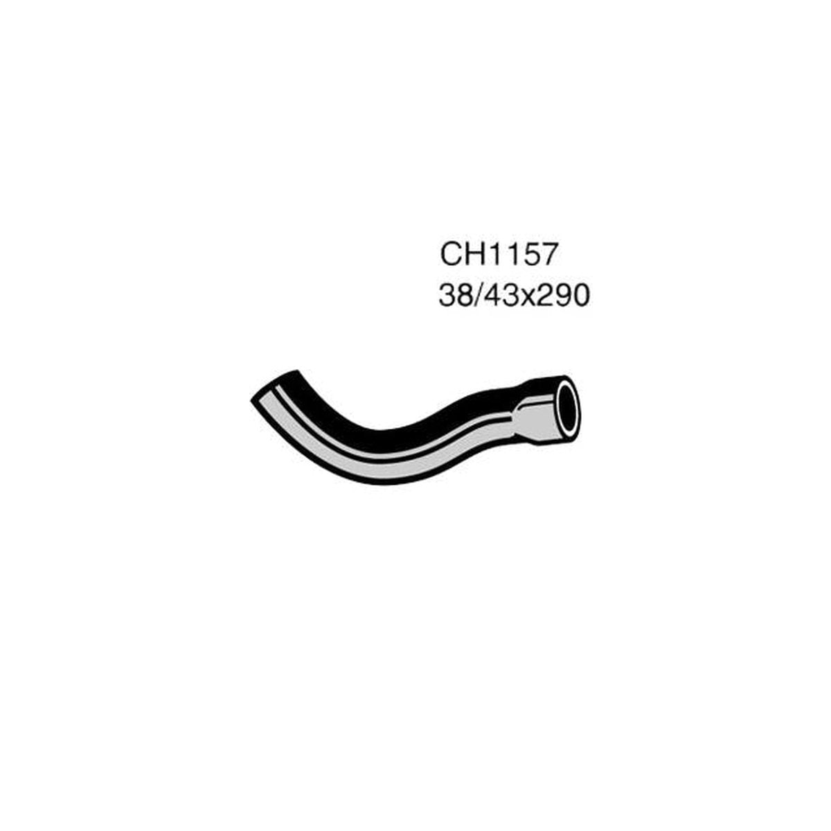 Mackay Radiator Hose CH1157