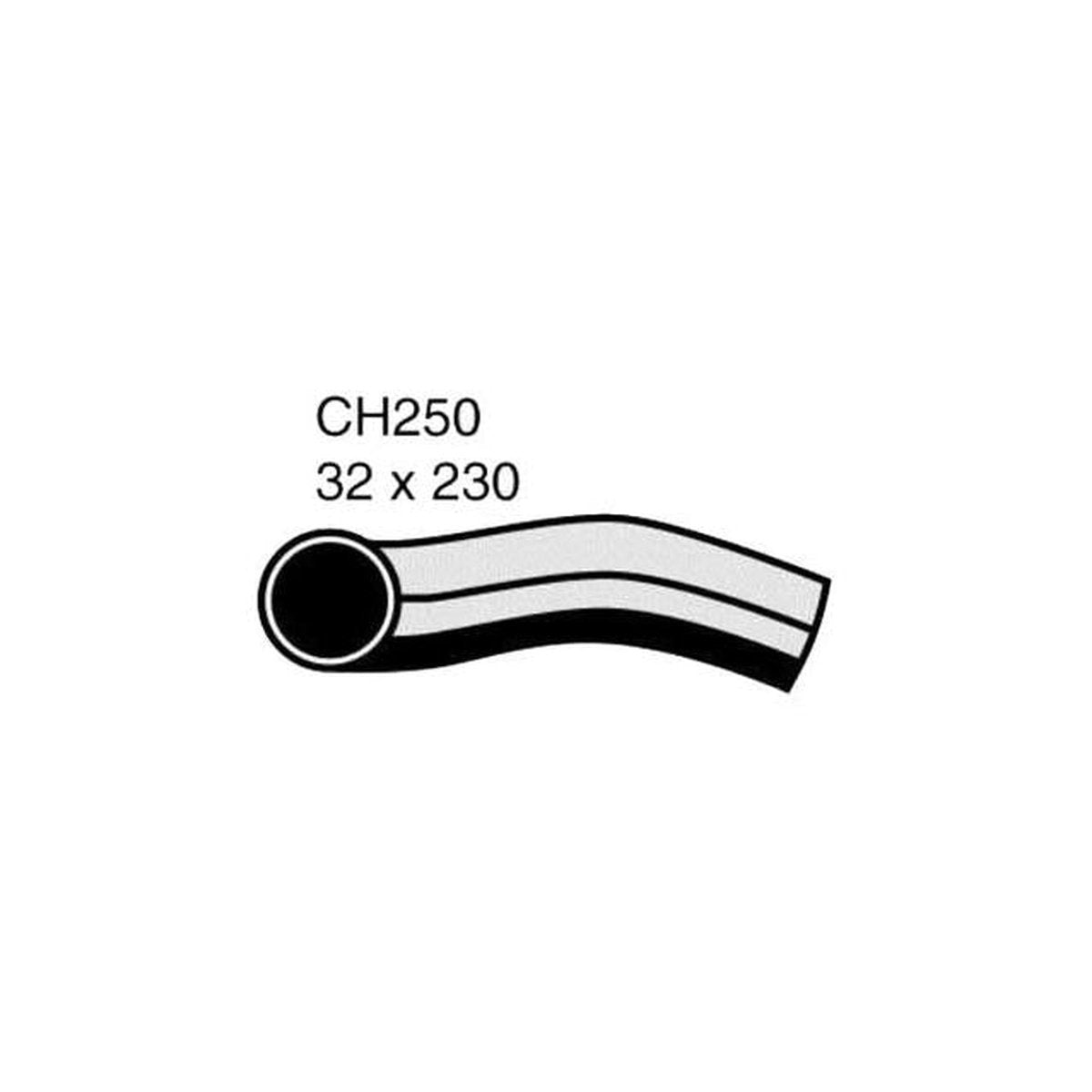 Mackay Radiator Hose Bottom CH250