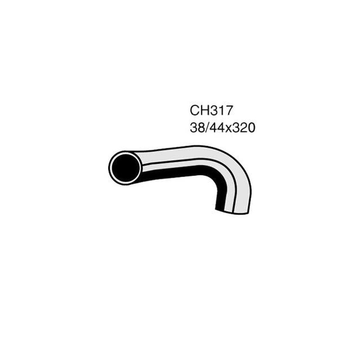 Mackay Radiator Hose Top CH317