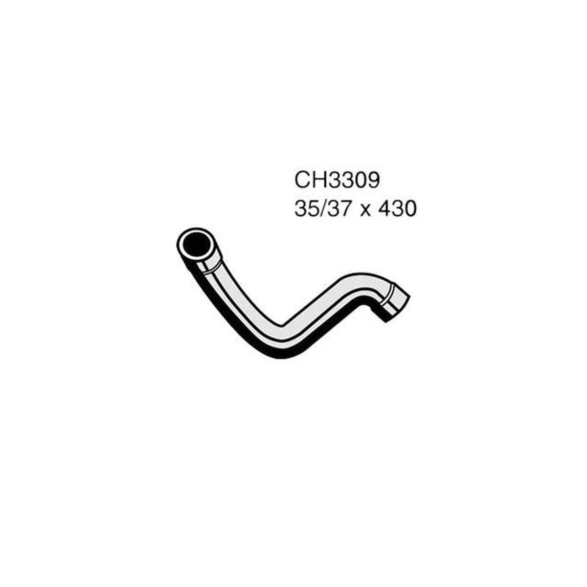 Mackay Radiator Hose Bottom CH3309