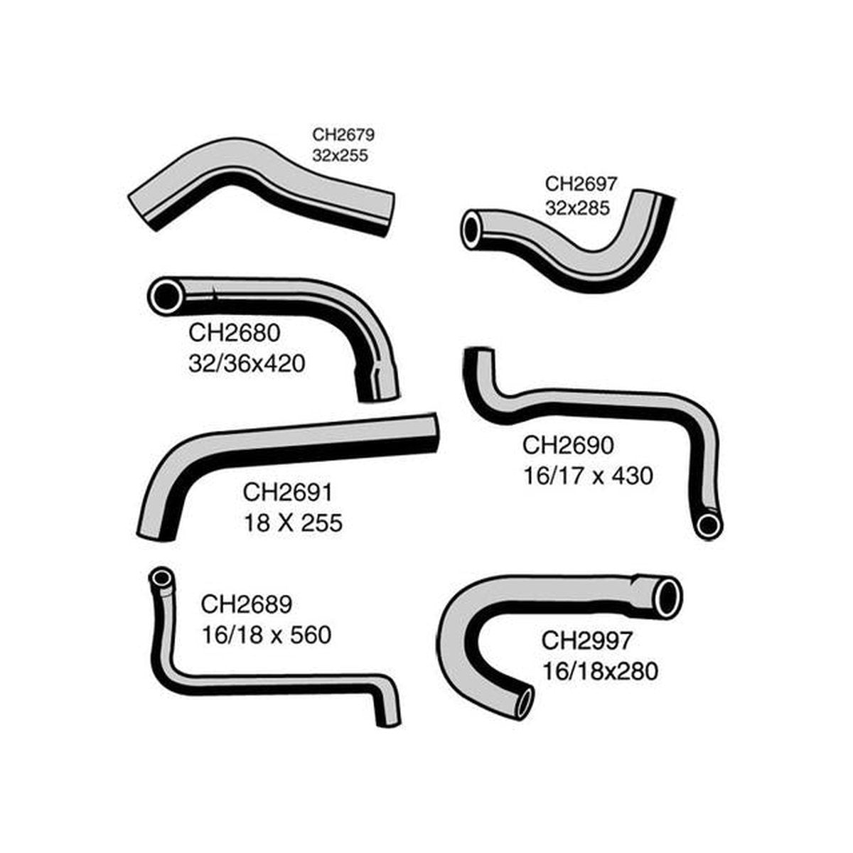 Mackay Hose Kit CHVP35
