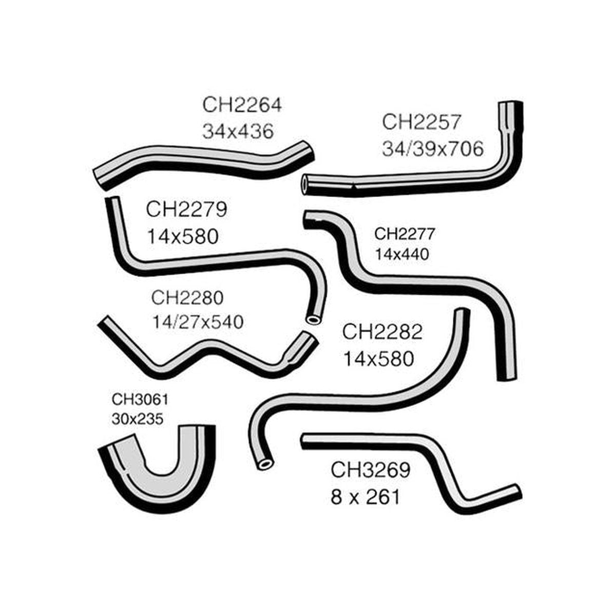 Mackay Hose Kit CHVP53