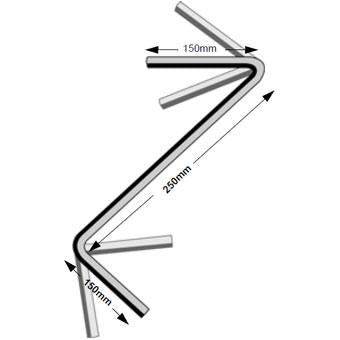 Mackay Universal Z Bend Hose 8mm ZHB8F