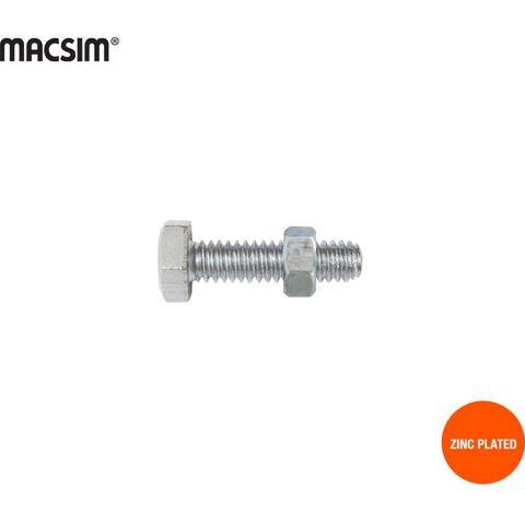 Macsim Bolt M6 X 25mm 8.8 6X25M88B