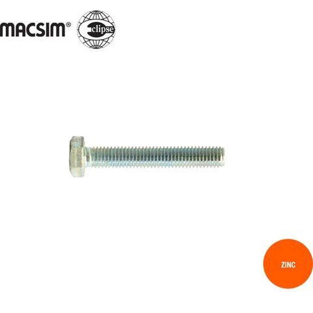 Macsim Bolt M12 X 60mm 8.8 12X60M88B