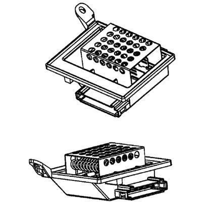 MAHLE Fan Speed Resistor ABR 86 000P