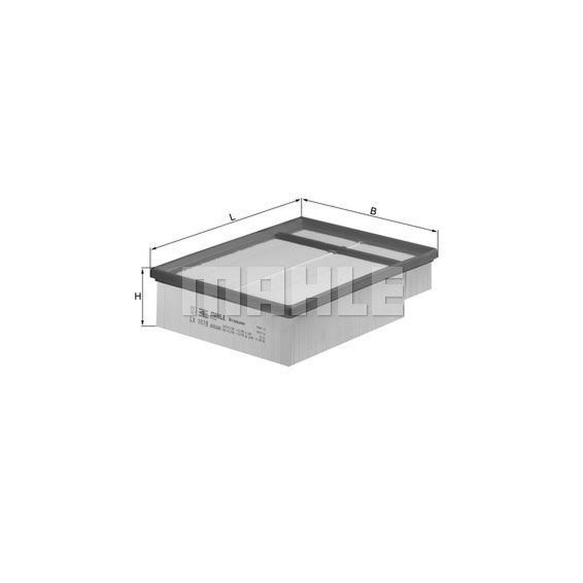 MAHLE Air Filter LX 1019
