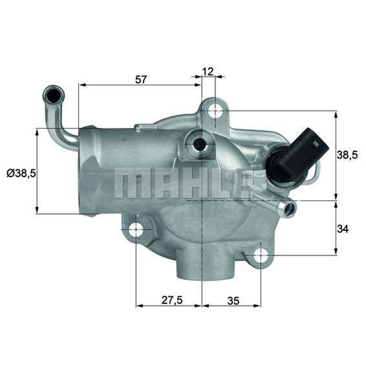 MAHLE Thermostat & Housing TH 12 87