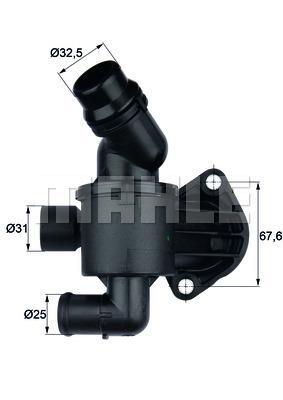 MAHLE Thermostat & Housing TI 34 87