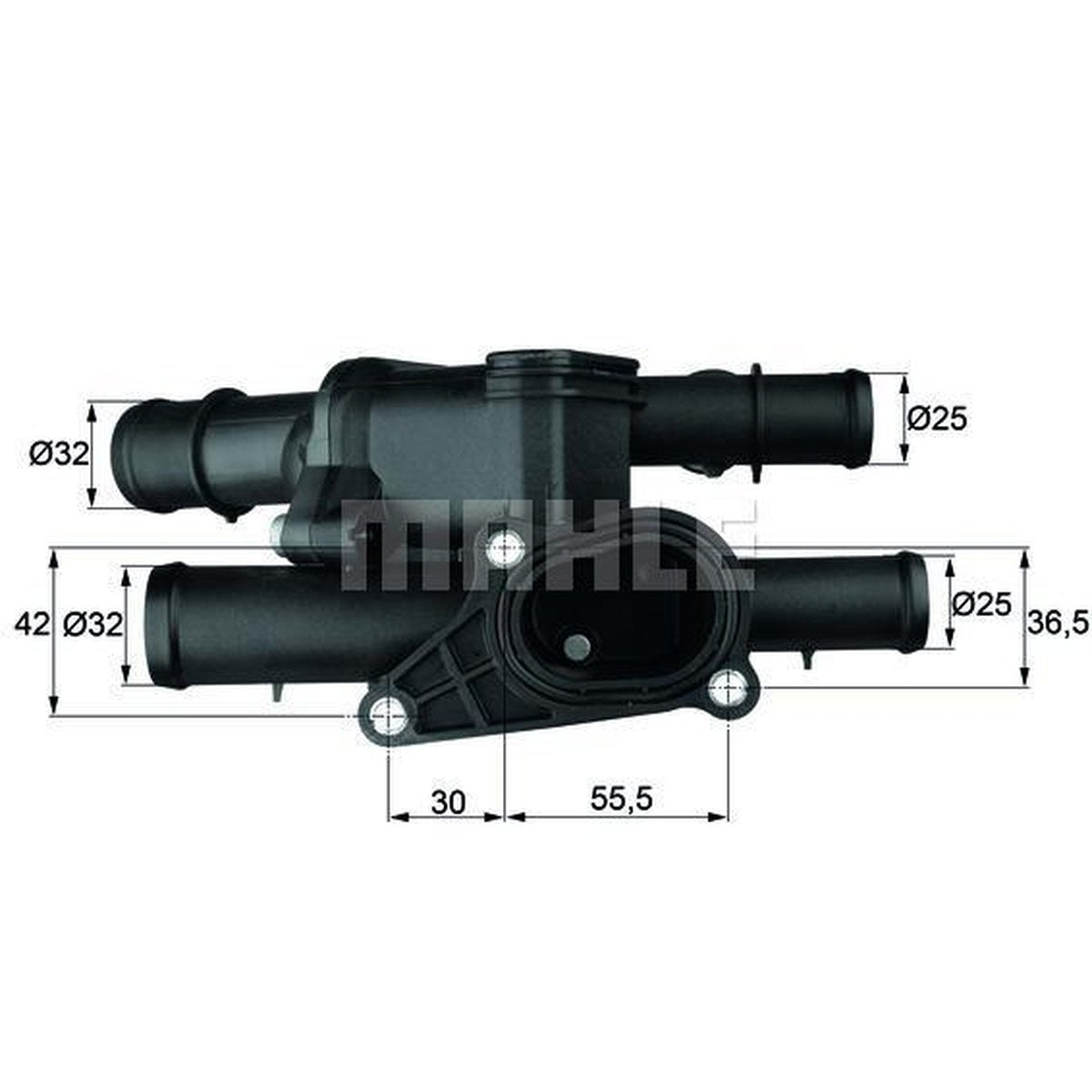 MAHLE Thermostat & Housing TM 1 105