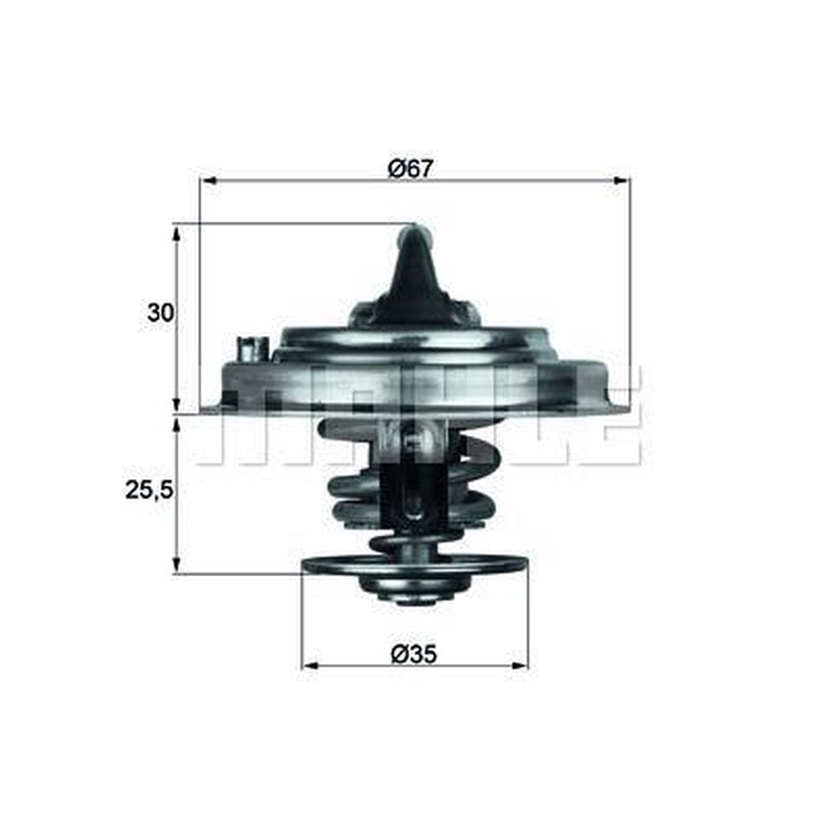MAHLE Thermostat TX 30 92D