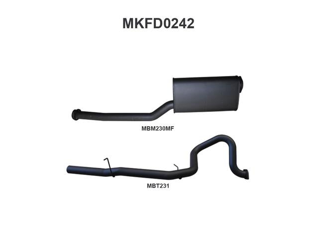 Manta 2.5" Cat Back Exhaust Fits NC/DC Fairlane & Ltd 5.0L V8