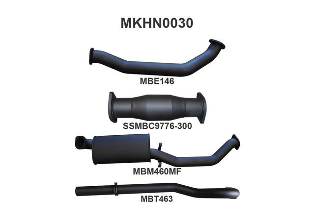 Manta 3" Cat Back Exhaust Fits VL Commodore Turbo 3.0L
