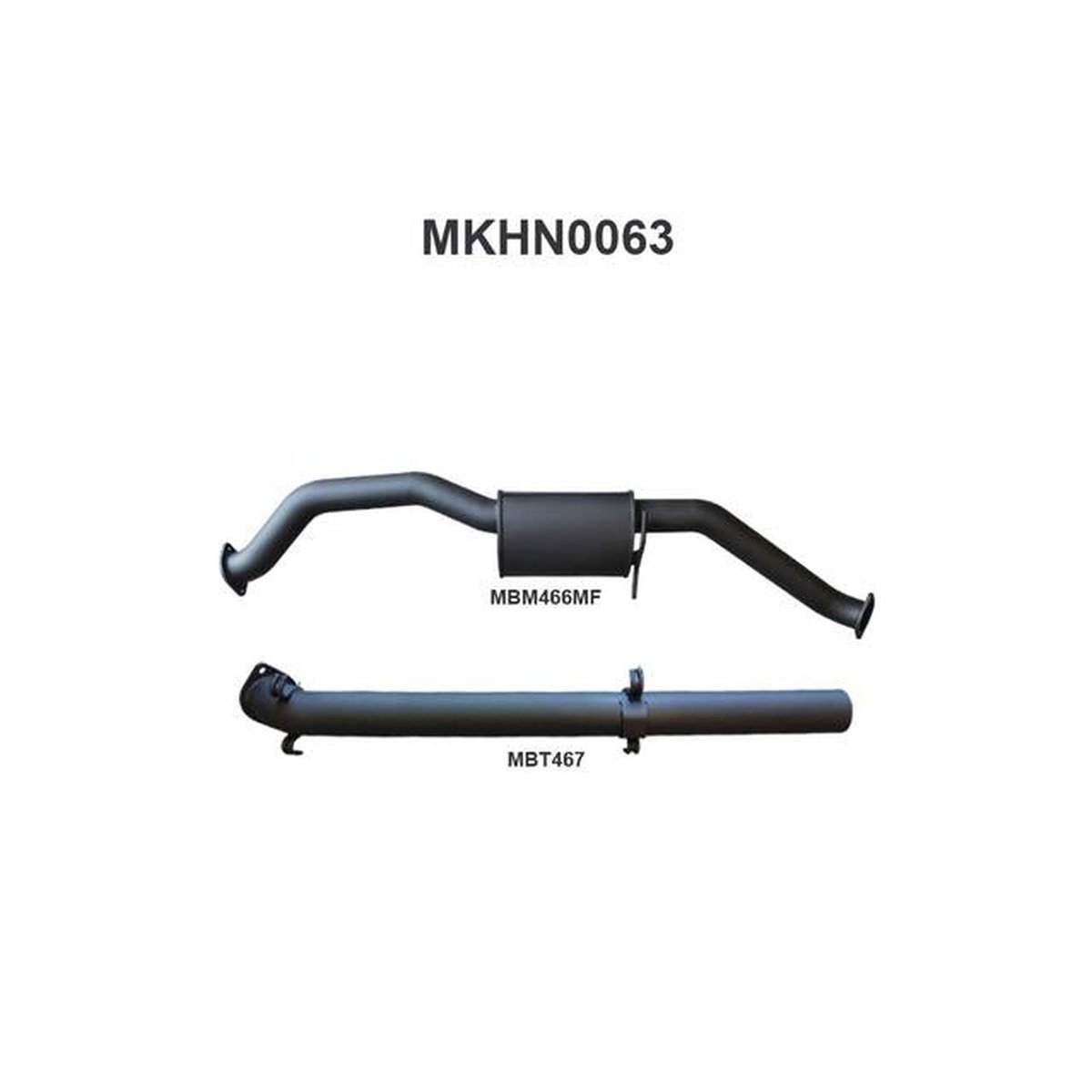 Manta 3" Cat Back Exhaust Fits VP VR VS Sedan 5L V8 IRS