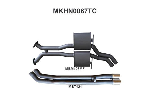 Manta 2.5" Dual Exhaust Cat Back Fits VP VR VS Sedan 5L V8 IRS
