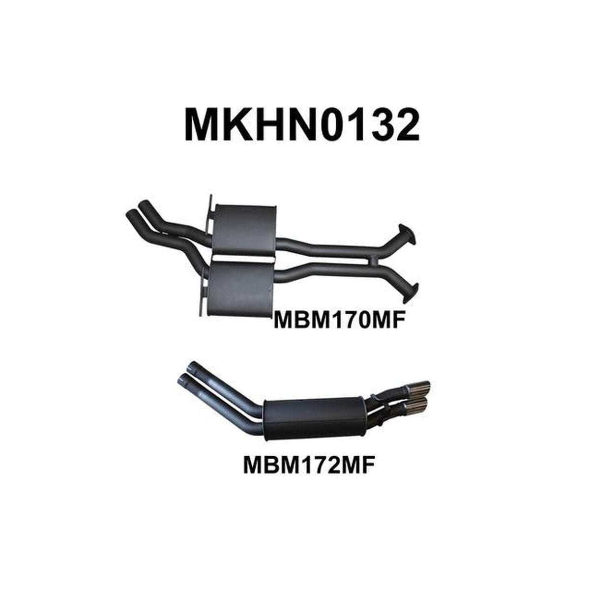 Manta 2.5" Dual Cat Back Exhaust Quiet Fits VY HSV V8 Sedan
