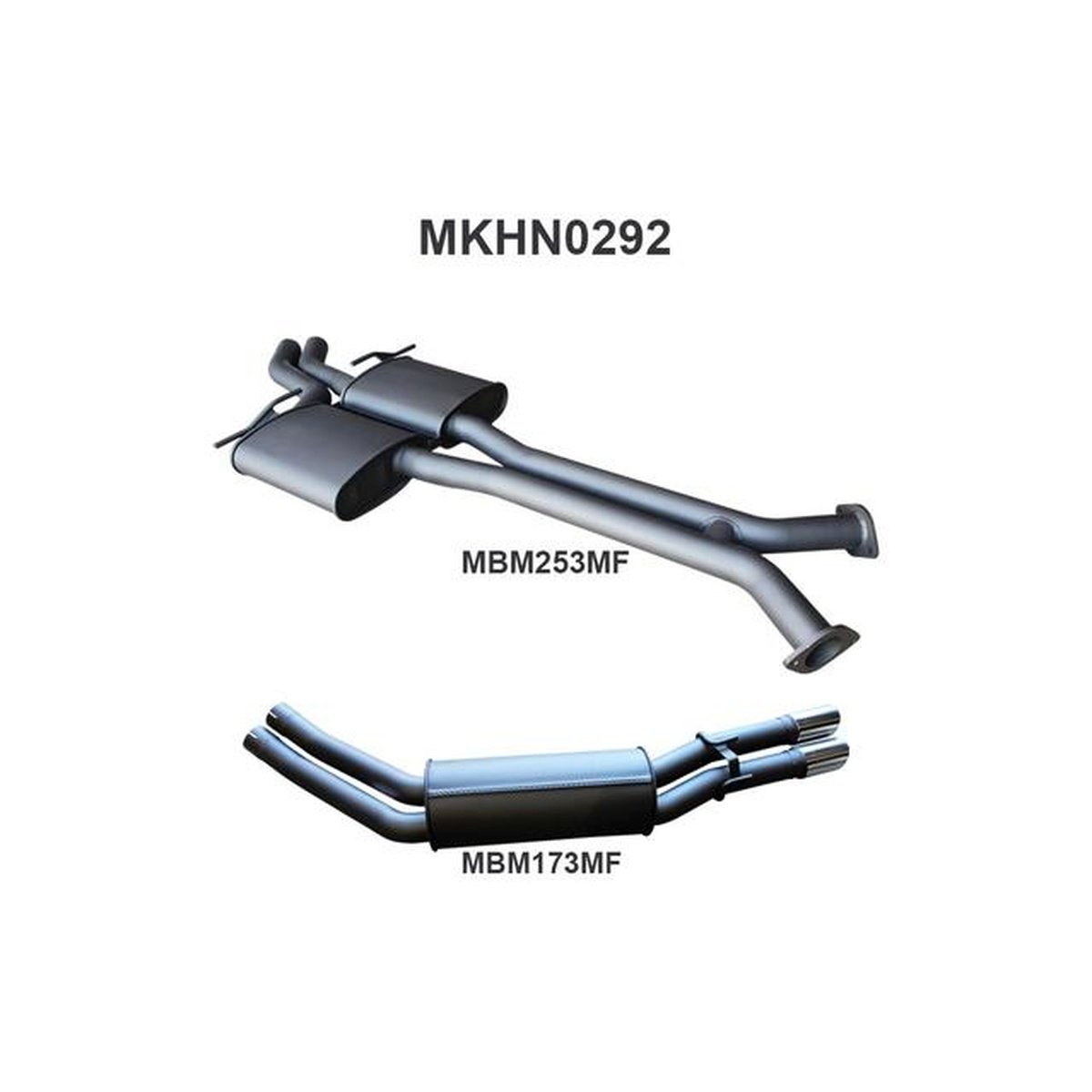 Manta 2.5" Dual Cat Back Exhaust Quiet Fits WH Statesman V8
