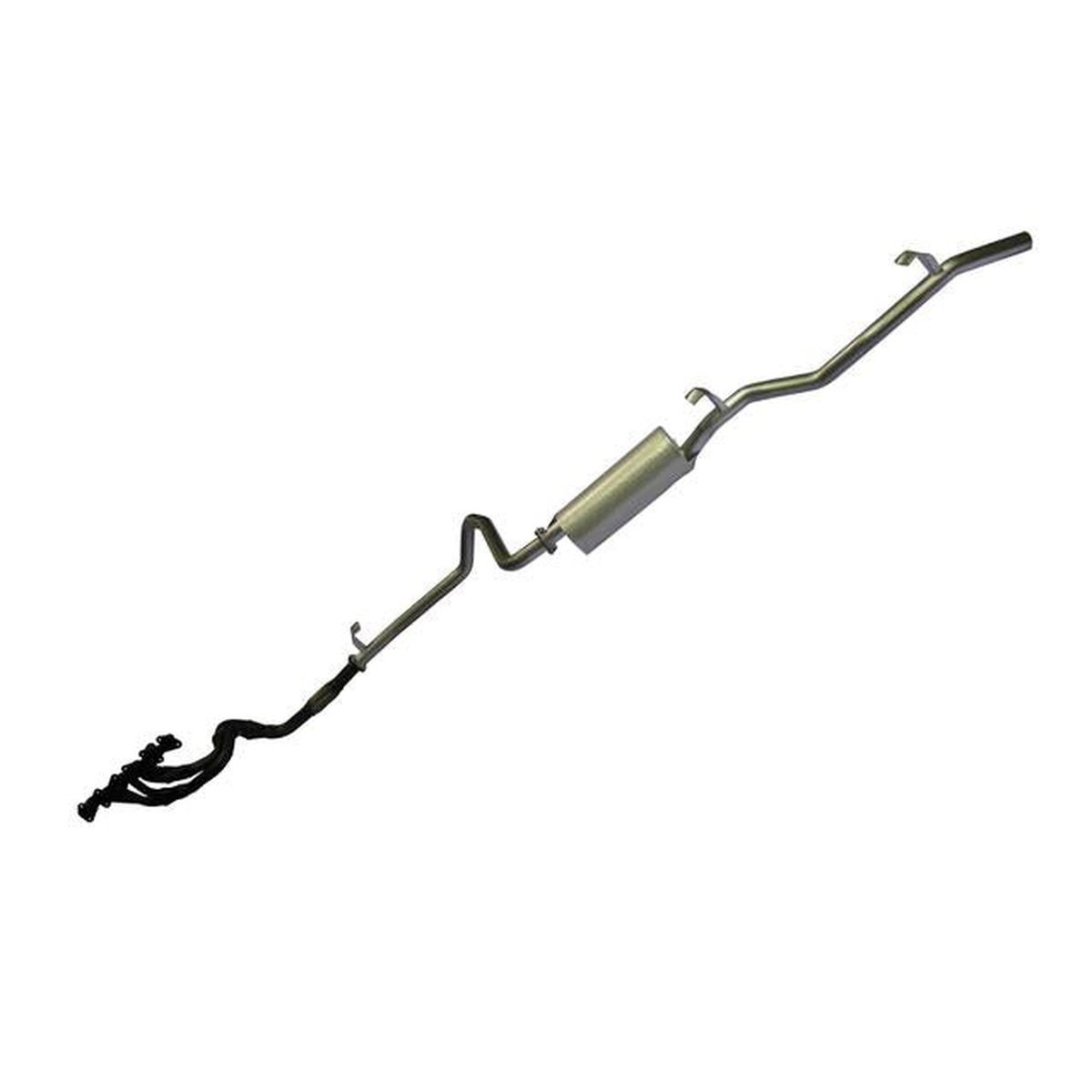 Manta 2.5" Exhaust With Extractor Quiet Fits HZJ75, 78 Landcruiser