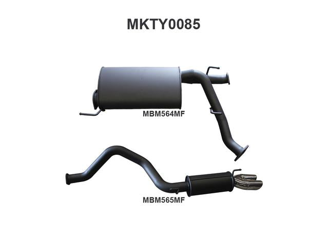 Manta 3" Cat Back Exhaust Fits UZJ200 4.7L V8
