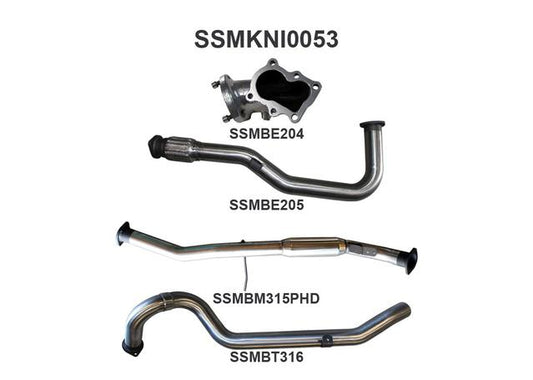 Manta 3" Turbo Back Exhaust Fits Patrol GU 4.2 Ute