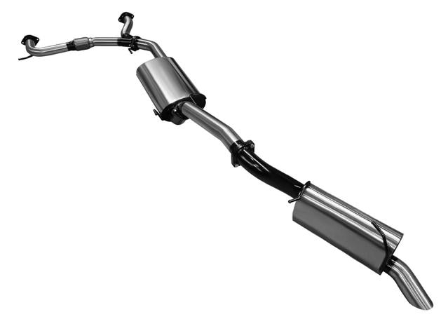 Manta 3" Cat Back Exhaust Quiet Fits Patrol Y62 V8 5.6L Wagon