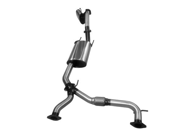 Manta 3" Cat Back Exhaust Quiet Fits Patrol Y62 V8 5.6L Wagon