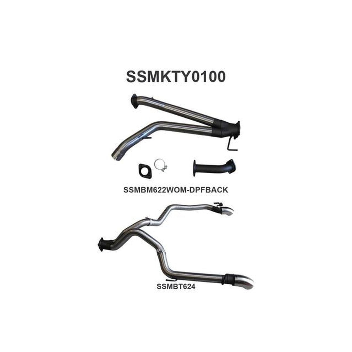 Manta Dpf Back System Pipe Only Fits VDJ200
