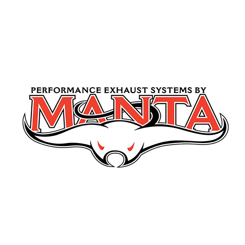 Manta 2.5" Dual Catback Exhaust Loud Fits BA BF V8 Ute