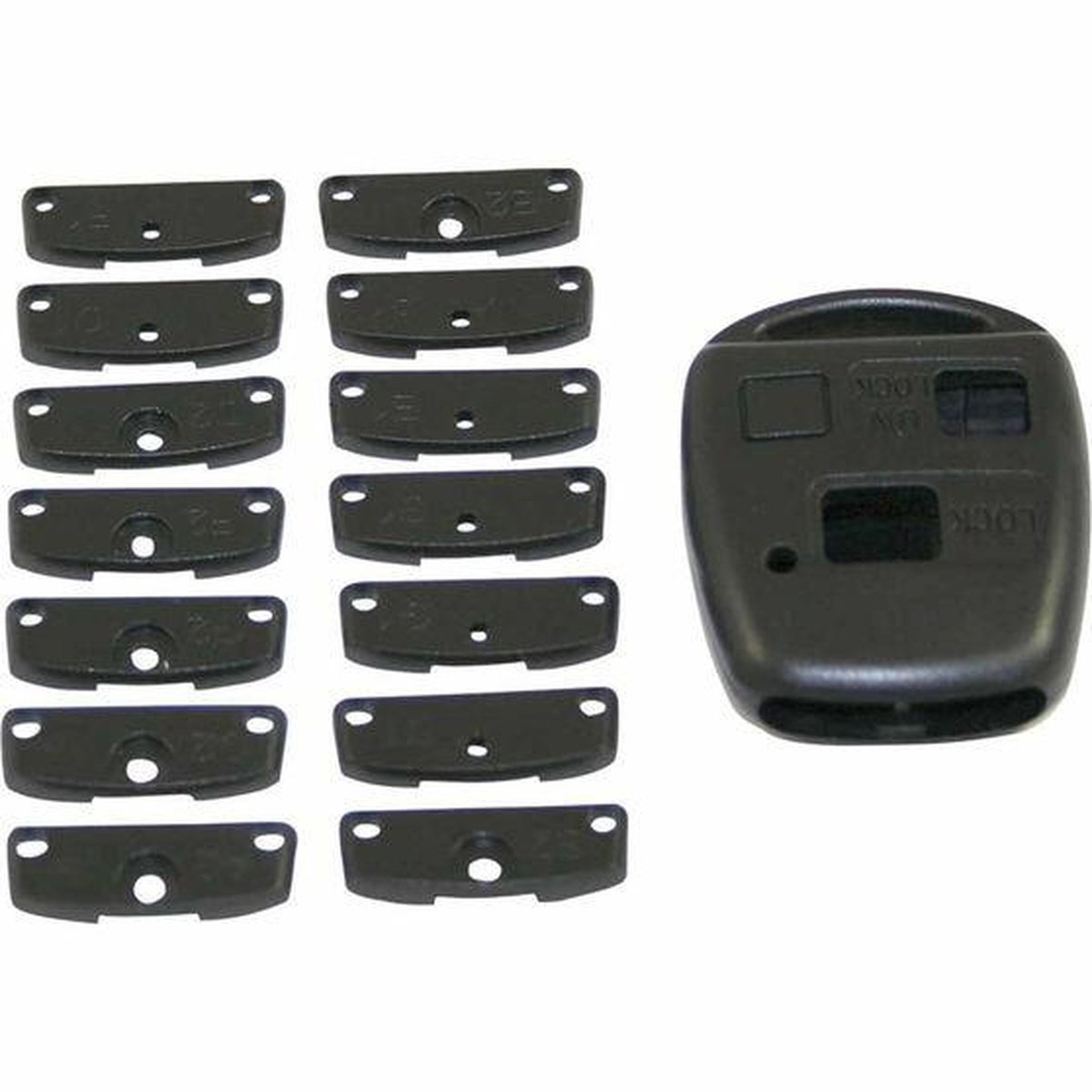 MAP Car Remote Shell (2 & 3 Button) fits Toyota KF325