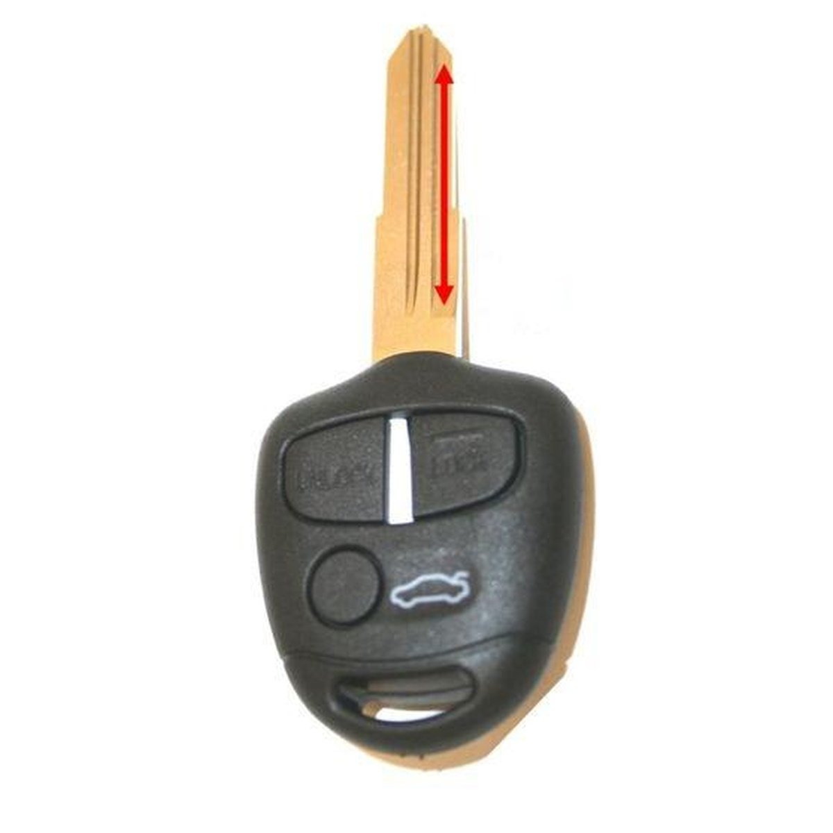 MAP Car Remote Shell & Buttons (3 Button) fits Mitsubishi Lancer/Mirage KF378