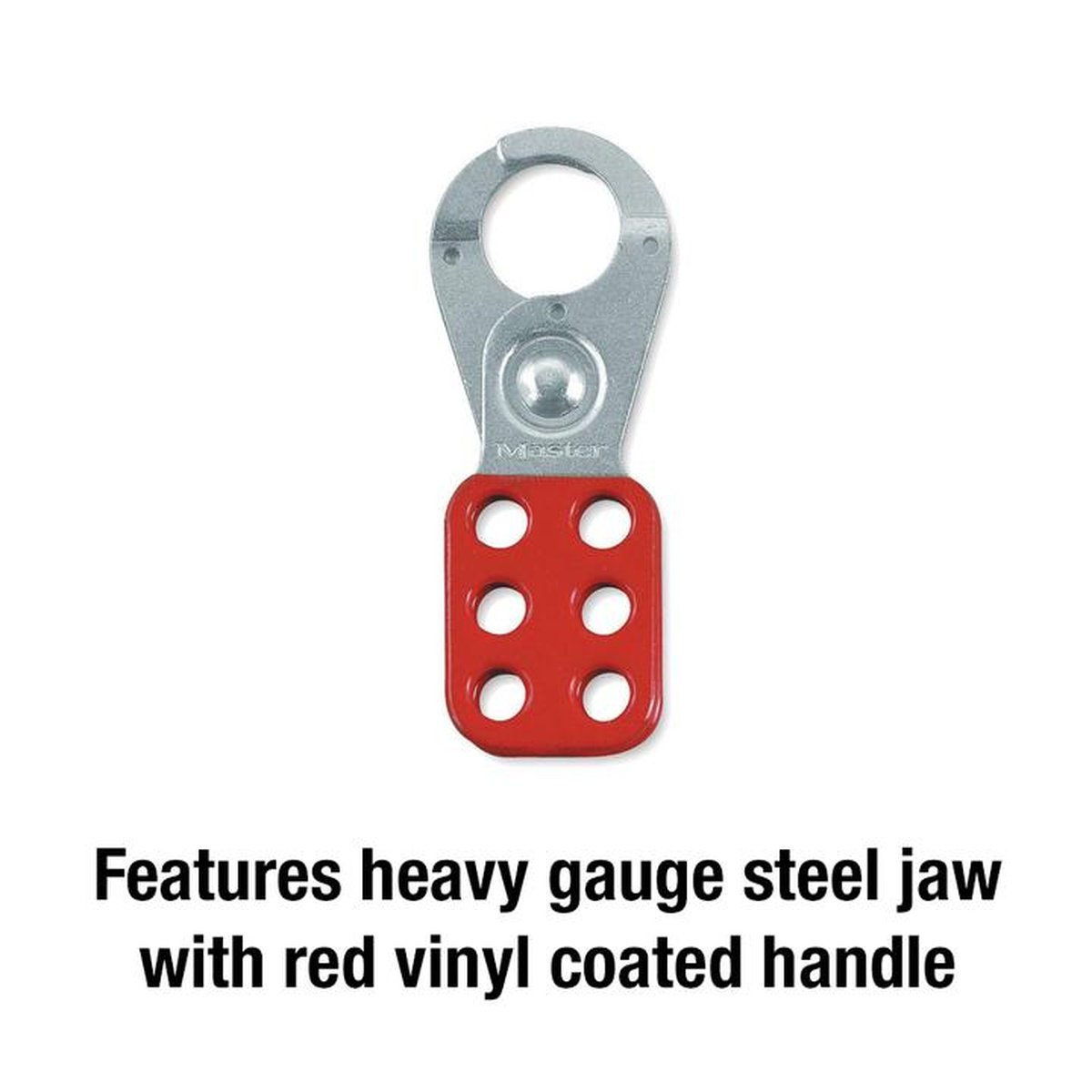 Master Lock Steel Lockout Hasp 6-Hole 25mm Jaw Clearance 0420
