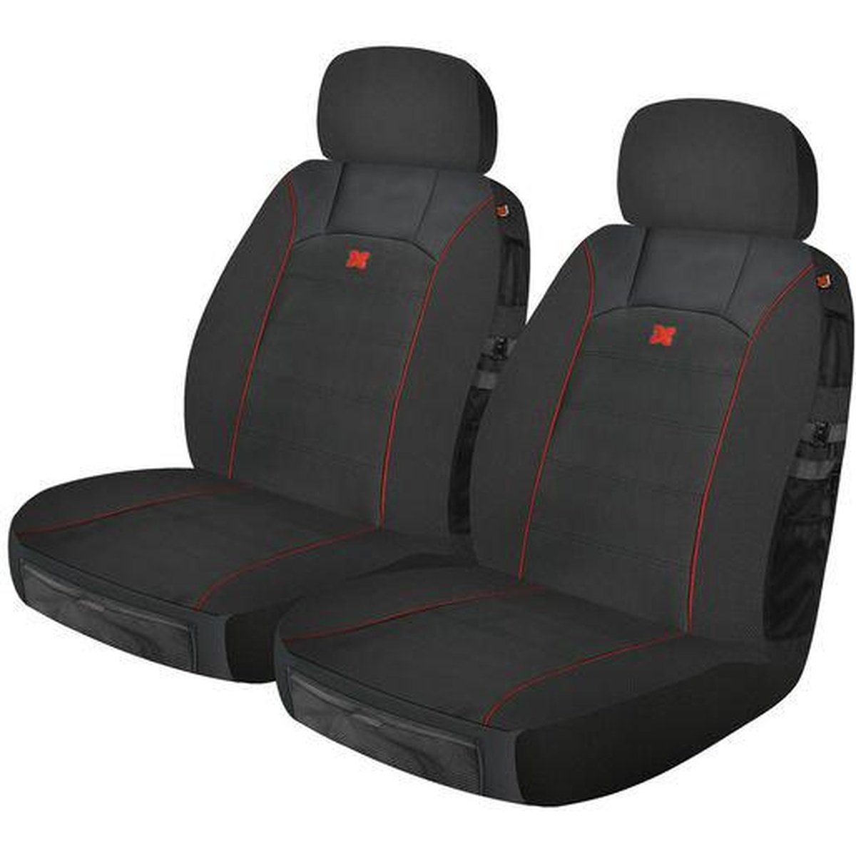 Maxi Trac 4x4 Neoprene Grey Car Seat Covers Front Pair