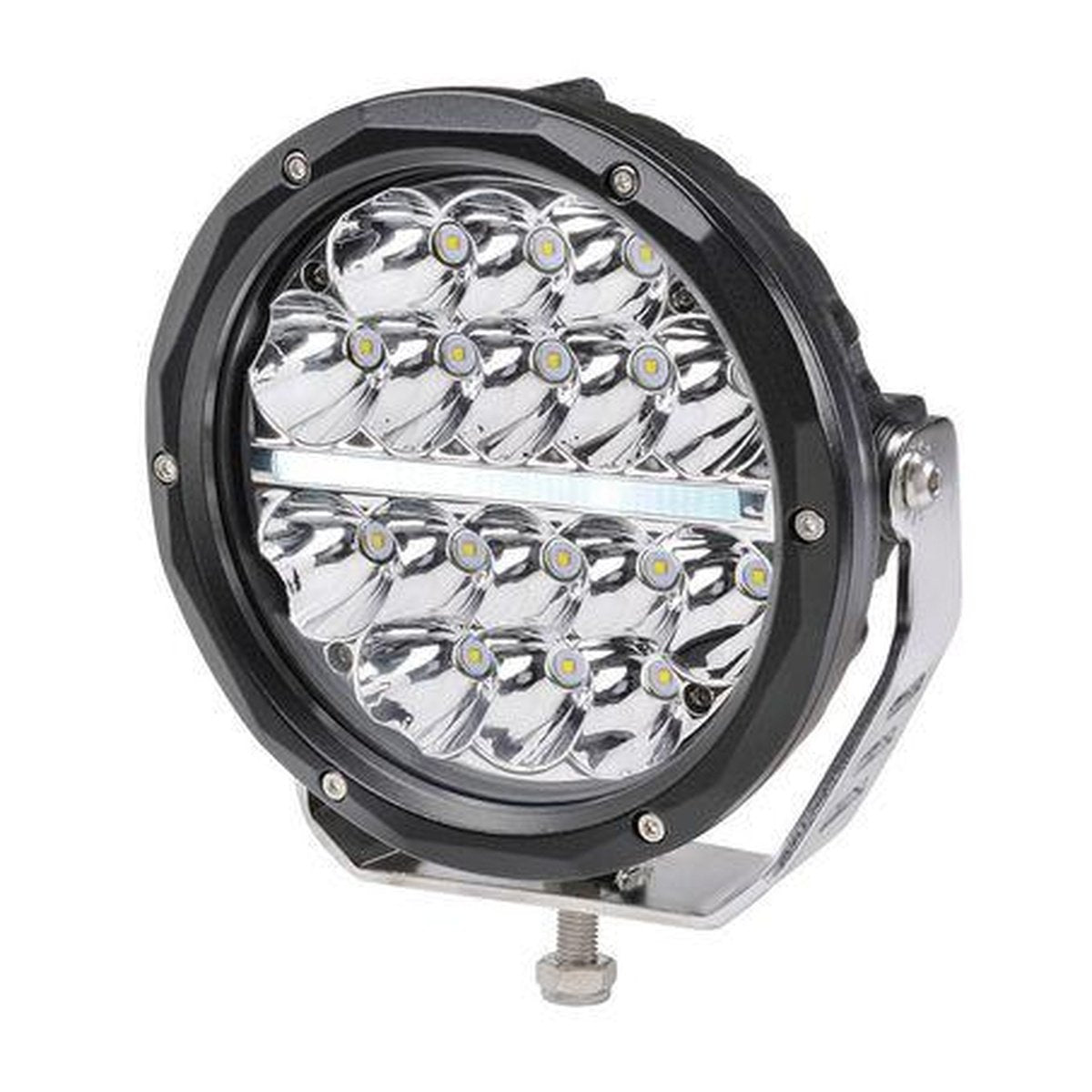 Maxi Trac 4x4 LED Spot Round Driving Light 12/24V 16 LED 7 inch MTR-180