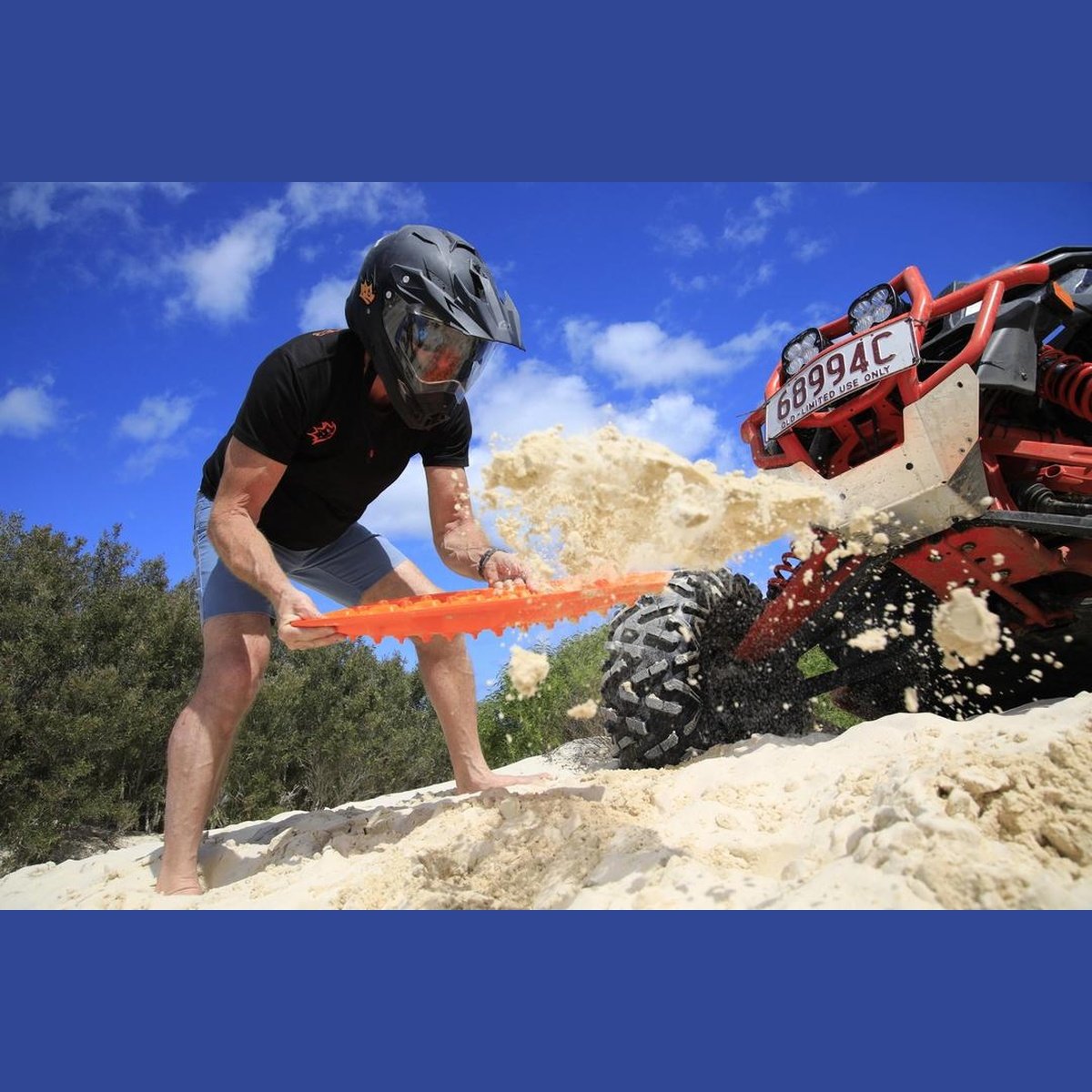 MAXTRAX Signature Orange Mini 4WD Recovery Tracks & Jaxbase