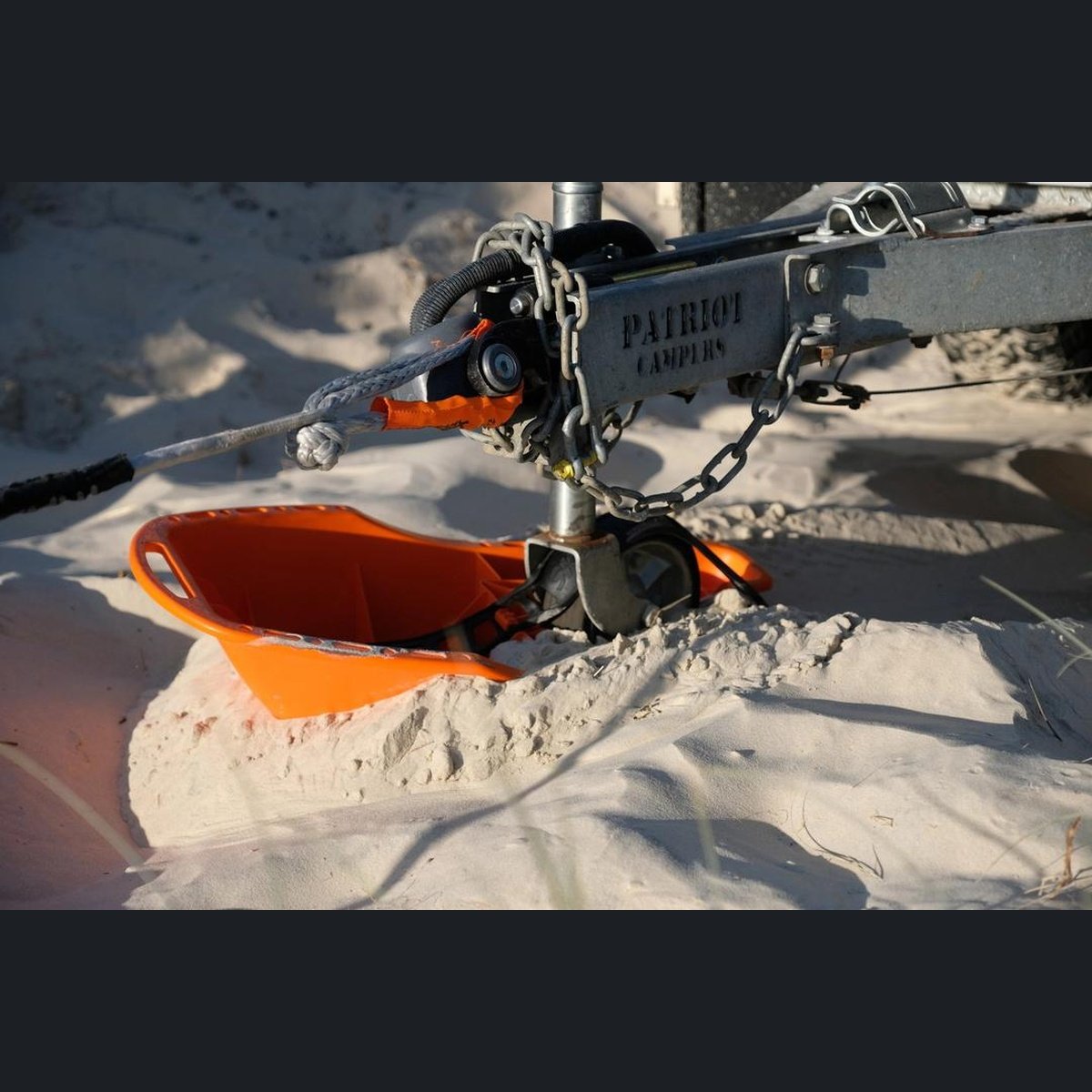 MAXTRAX Orange Trailer Skid Trailer Recovery